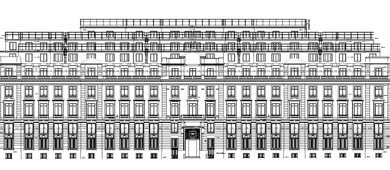 Plan de façade