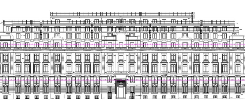 Plan façade